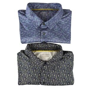 Maelreg Performance Polo Shirt Bundle Mens 3XL Geometric Abstract Golf Lot 2pk